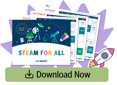 Tap to download the 2025 &ndash; 2026 School Year Calendar: STEAM for All.